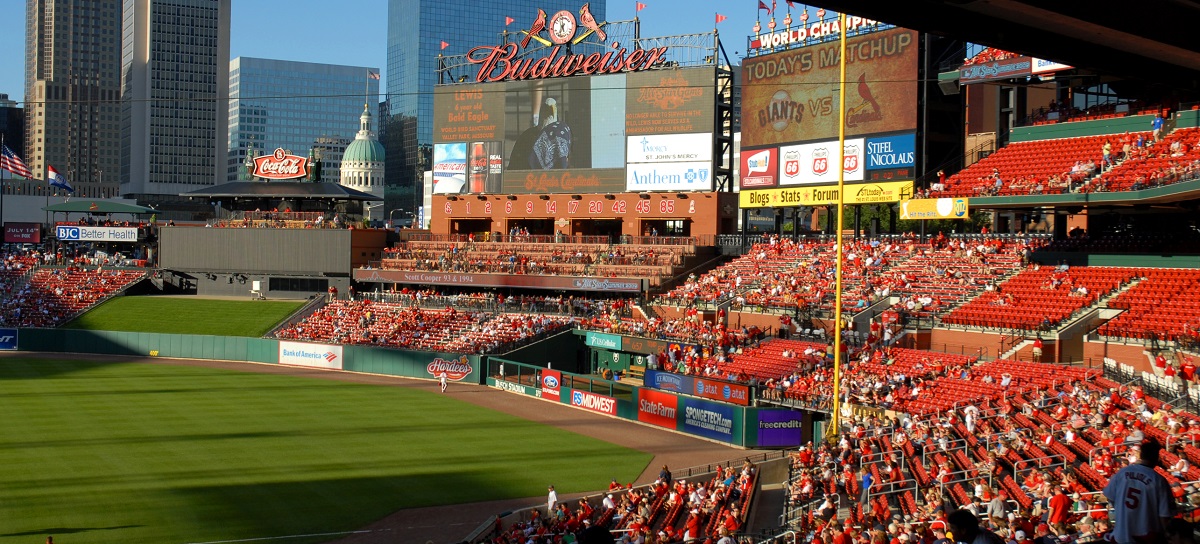 Busch Stadium Looking Out to the Scorecard