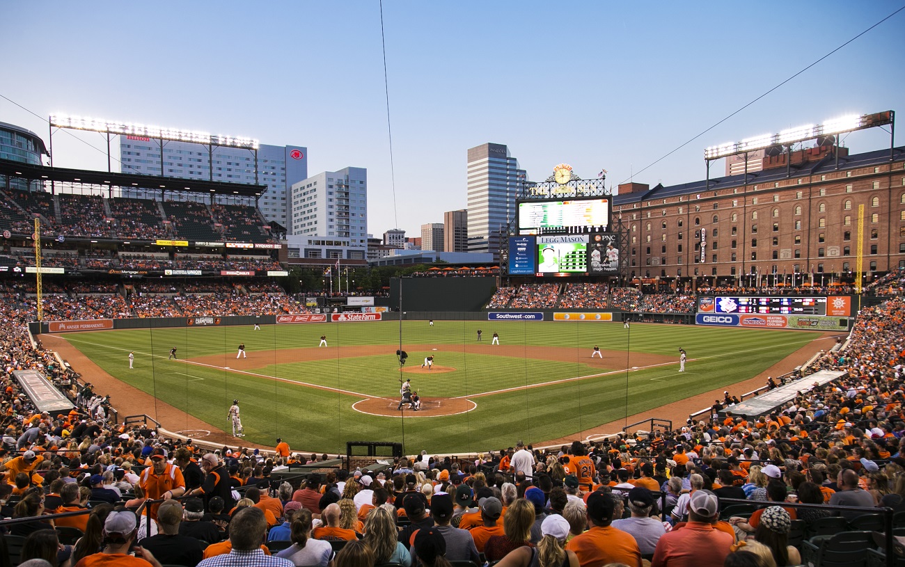 Camden Yards Behind Home Plate