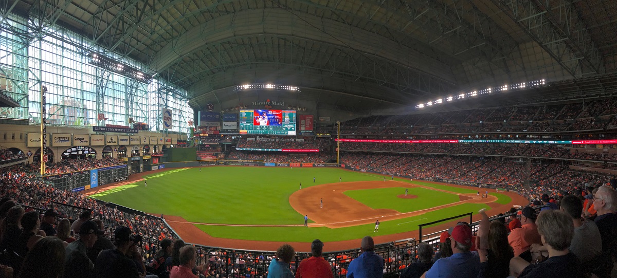 Minute Maid Park Panoramic View Houston Astros