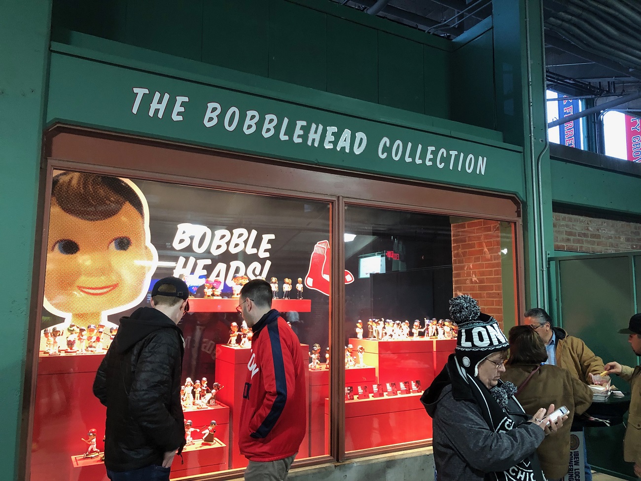 Bobble Head Section at Fenway Park