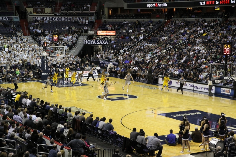 Popular Matches Against the Georgetown Hoyas Basketball Team