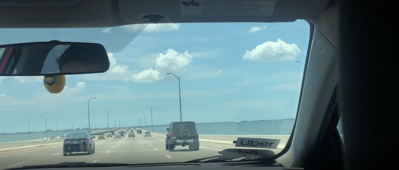 Driving to Tropicana Field