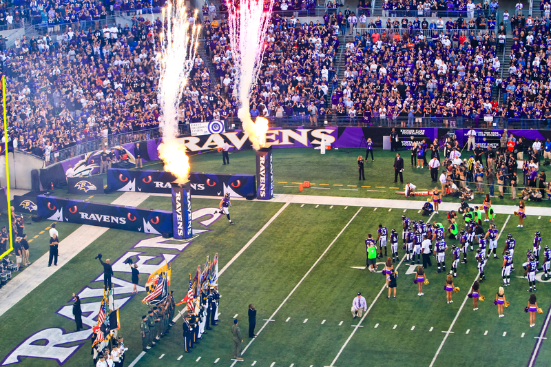 popular nfl matches for the ravens