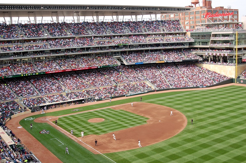 What is the Average Attendance at Target Field