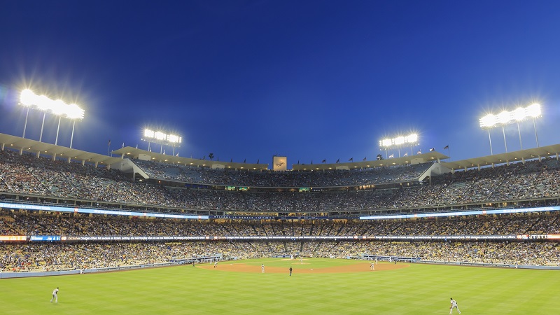 What is the Average Seating Capacity at a Dodger Game