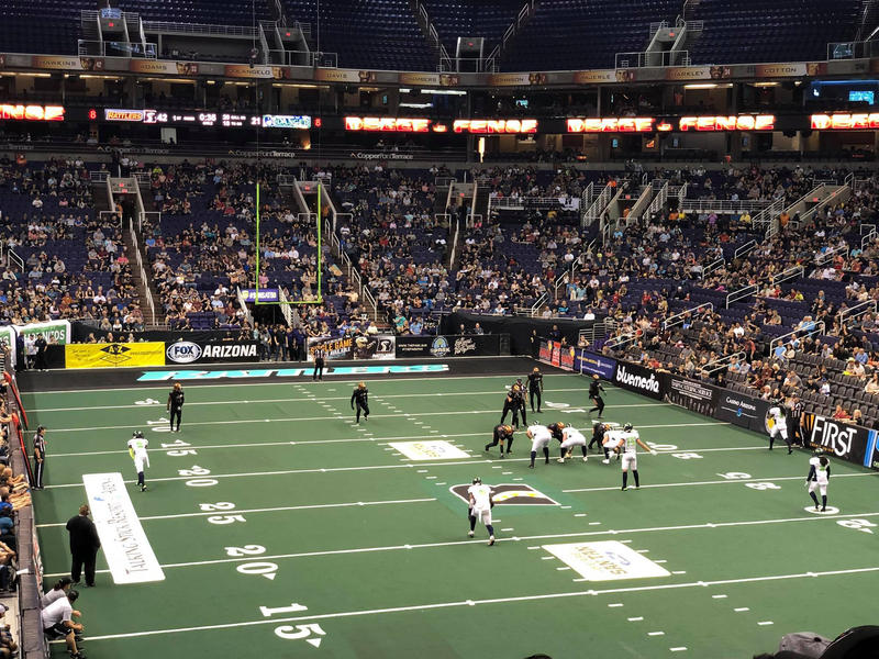 How Big is an Arena Football Field vs. An NFL Field