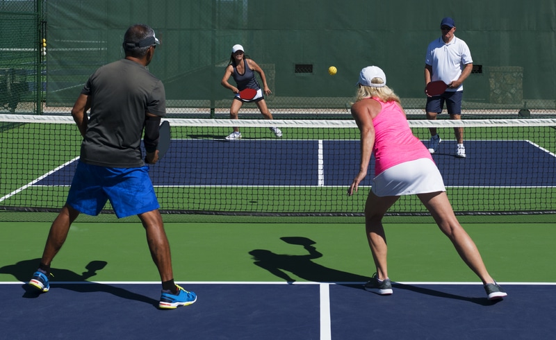 What is a Common Mistake that Occurs for New Players in Pickleball