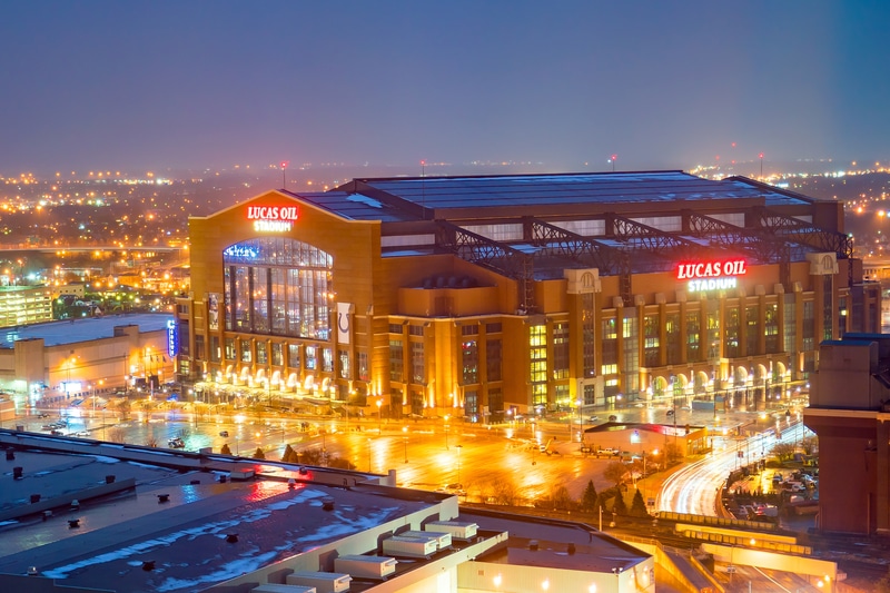 What are the Prohibited Items that Fans Can't Bring into Lucas Oil Stadium