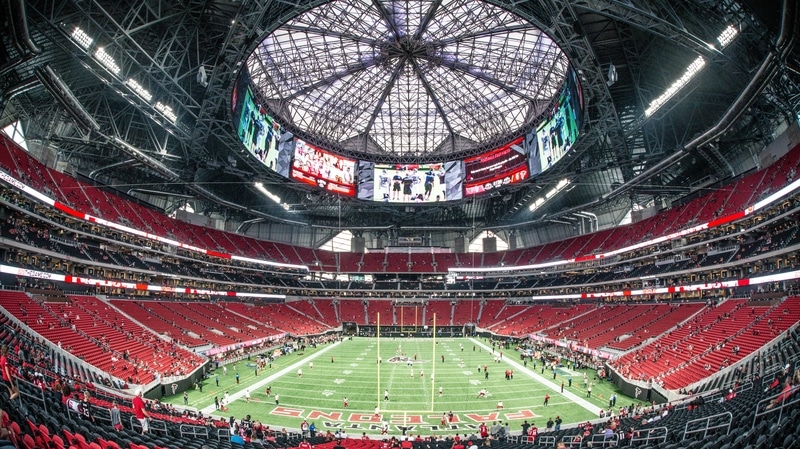 Where is the Supporters' Section at Mercedes-Benz Stadium