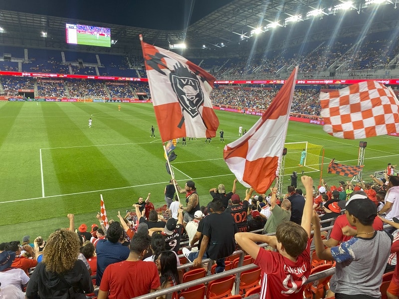 Where is the Supporters’ Section at Red Bull Arena