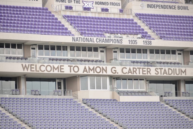 How Does the Amon G. Carter Stadium Security Team Review Bags