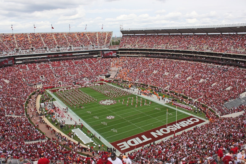 What are the Prohibited Items that Fans Can't Bring into Bryant-Denny Stadium